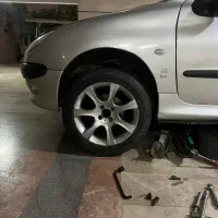 رینگ اسپرت سایز ۱۶ همراه لاستیک+چراغ جلو ۲۰۶