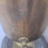 سماور برنجی عتیقه و ترازو پری دریایی سماور روس|کلکسیون اشیاء عتیقه|مشهد, امیر|دیوار