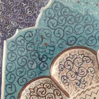 ساعت دیواری خاتم‌کاری و میناکاری (کار دست اصفهان)|ساعت دیواری و تزئینی|تهران, جنت‌آباد جنوبی|دیوار