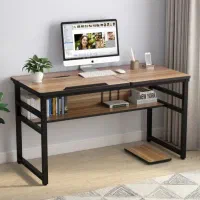 میز تحریر چوبی وفلزی|میز تحریر و کامپیوتر|خرمآباد, |دیوار