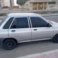 پراید نقره ای 90 رنگ شده