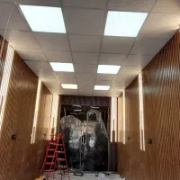 برق ‌کار ساختمان،لاین نوری،اجرای روشنایی