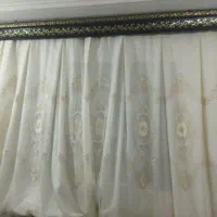 پرده استر دار به همراه چوب پرده