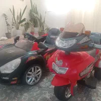 ماشین وموتور شارژی هردو باهم