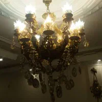 لوستر برنز 12 شعله و 6 فرشته|لوستر و چراغ آویز|تهران, افسریه شمالی|دیوار