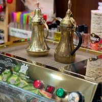 دستگاه دله عربی بزرگ با دو عدد دله عربی اصل