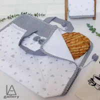 باکس نون سفید قلبی|سفره، حوله، دستمال آشپزخانه|بوکان, |دیوار