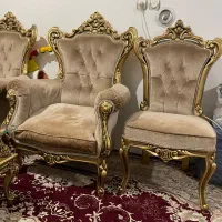 مبل استیل ۹نفره چوب راش تمیز و محکم