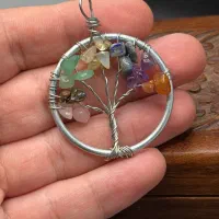 آویزِ گوهرسنگِ هفت چاکرا|جواهرات|ورامین, ورامین|دیوار