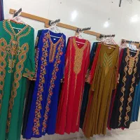 ماکسی نخی ابطلا طرح دار