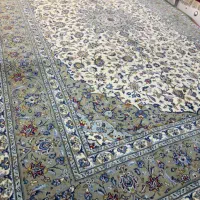 فرش ۹ متری کاشان کرک گل ابریشم در حراج