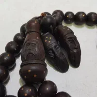 تسبیح دستساز قدیمی و تماما مسکوب