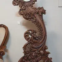 ساعت ایستاده چوبی دست‌ساز