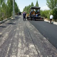 اجرای آسفالت و تراشه آسفالت بصورت مکانیزه و دستی