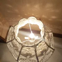 آباژور پارچه ای قدیمی|چراغ خواب و آباژور|اصفهان, شیخ طوسی|دیوار