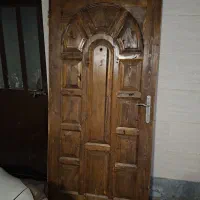 درب تمام چوبی سنگین