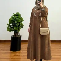 مانتو مخمل کبریتی