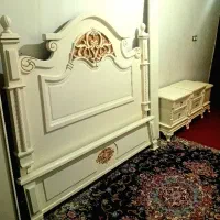 تخت خواب ۲نفره نو آکبند|تخت و سرویس خواب|بهارستان, |دیوار