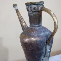 آفتابه مسی قدیمی|کلکسیون اشیاء عتیقه|بجنورد, |دیوار