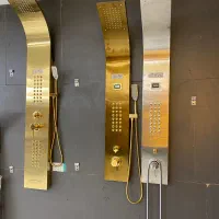 پنل سفید طلایی