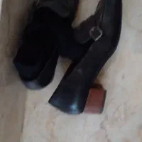 کفش چرم مشکی