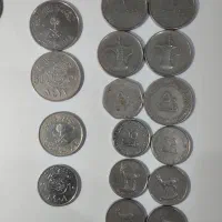 سی سکه عربی خاص از چهار کشور مختلف|کلکسیون سکه، تمبر، اسکناس|اهواز, کوی پلیس|دیوار