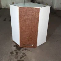 کابینت دیواری کنج آشپز خانه بسیار جادار دو طبقه