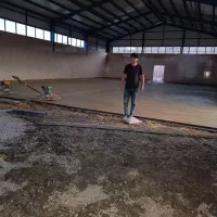 بتن ریزی کف با دستگاه ماله پروانه|خدمات پیشه و مهارت|زنجان, |دیوار