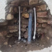 تاسیسات تشخیص ترکیدگی رفع نم لوله کشی نشت یابی|خدمات پیشه و مهارت|پردیس, فاز ۸|دیوار