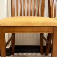 ۲ عدد صندلی قهوه ای-خردلی|صندلی و نیمکت|تهران, سازمان برنامه جنوبی|دیوار