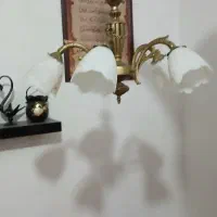 فوری لوستر برنجی درحد نو|لوستر و چراغ آویز|پردیس, سیاه سنگ|دیوار