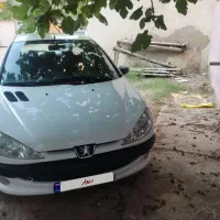 پژو۲۰۶تیپ۳مدل۱۴۰۱فابربک خانگی بدون ضربه تک برگ|خودرو سواری و وانت|اصفهان, تخت فولاد|دیوار