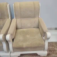 مبل هفت نفره با میز و شش صندلی آهنی|مبلمان خانگی و میز عسلی|گرگان, |دیوار