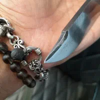 چاقو کارد قدیمی استاد وفا،ساخته شده از سوهان|کلکسیون اشیاء عتیقه|تهران, بهار|دیوار