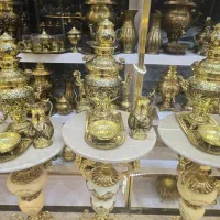 سماور ذغالی قلم دست کار اصفهان با بهترین کیفیت