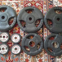 وزنه هالتر دور لاستیک فرمونی