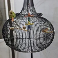 قفس آویز بزرگ طوطی با ساخت سفارشی|لوازم جانبی حیوانات|کرج, باغستان|دیوار