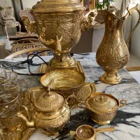 سماور برنجی قدیمی