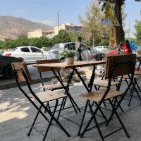 میز صندلی چوبی ترموود تاشو قیمت تولیدی