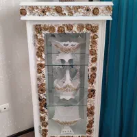 ساعت ایستاده ،بوفه،آینه و شمعدون