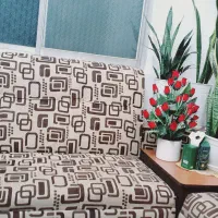 مبلمان مدل ال|مبلمان خانگی و میز عسلی|فومن, |دیوار