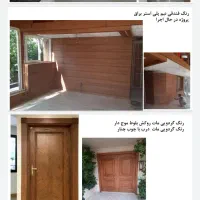 رنگ کاری درب و دکوراسیون چوبی|خدمات پیشه و مهارت|خمینی‌شهر, |دیوار