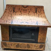 بخاری گازی تمیز در حد نو