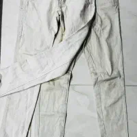 شلوار زنانە سفید و صدفی