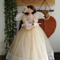 عروسک تیلدا ،فرشته|اسباب‌بازی بچه|قم, قلعه کامکار|دیوار