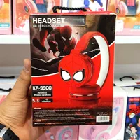هدفون فانتزی پسرانه طرح اسپایدرمن مدل KR-9900
