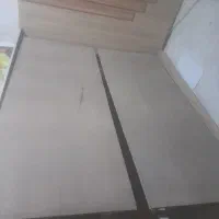 تخت خواب وتشک دونفره در حد نو