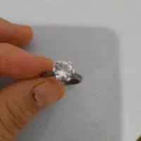 انگشتر تک نگین نقره