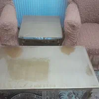 مبل استیل یا سلطنتی و میز غذا خوری|مبلمان خانگی و میز عسلی|چهاردانگه (تهران), |دیوار