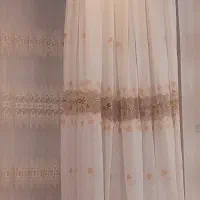 پرده دوخت شده کتان